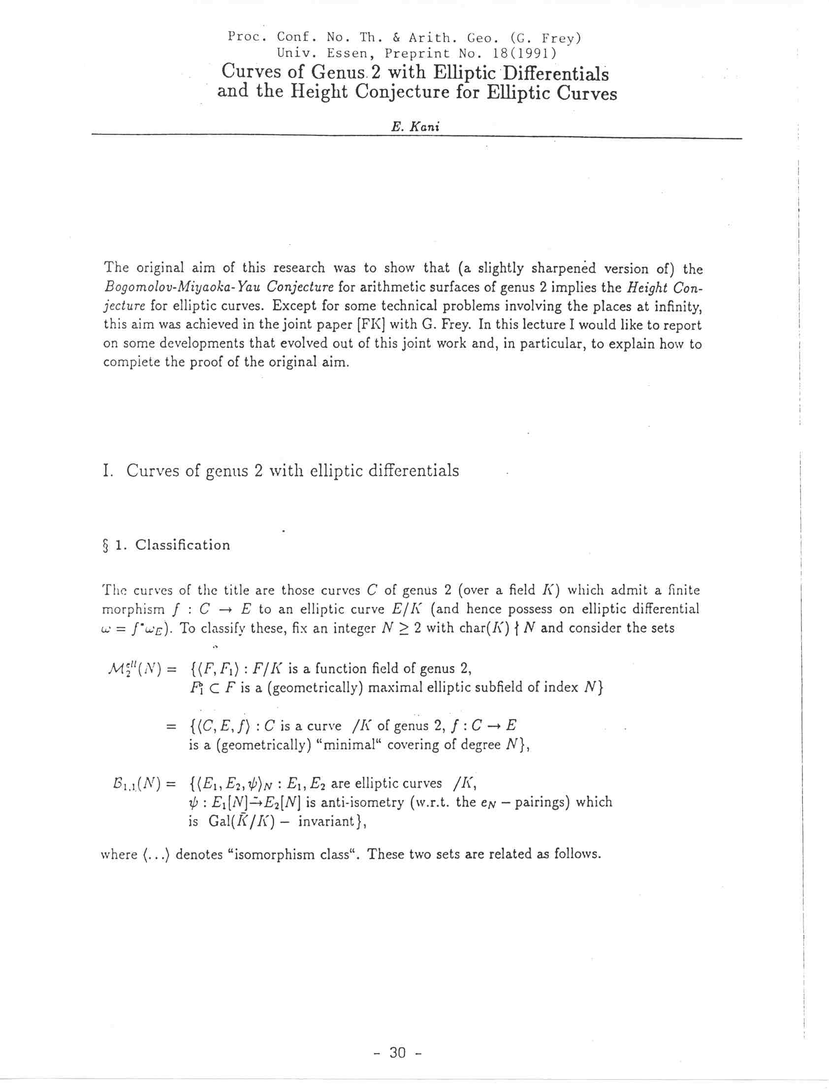 Conference on Finiteness Theorems in Number Theory
