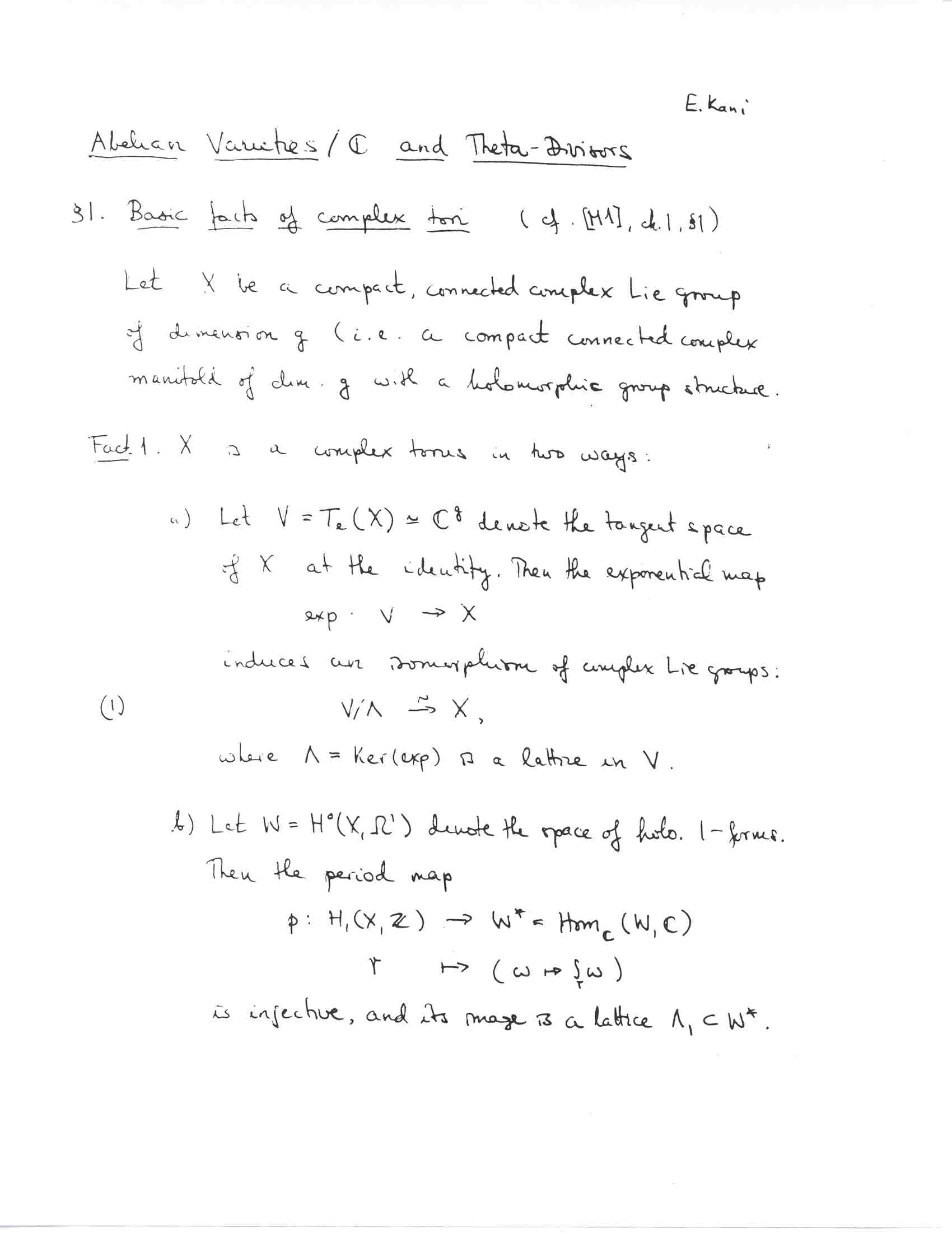 Advanced Workshop on Arithmetic Algebraic Geometry