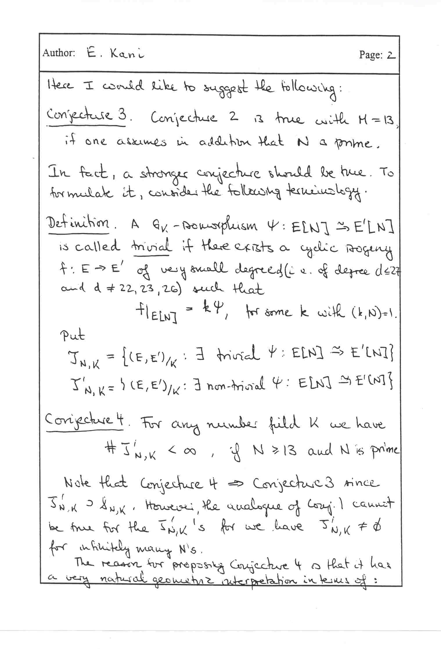 Arithmetical Geometry Conference